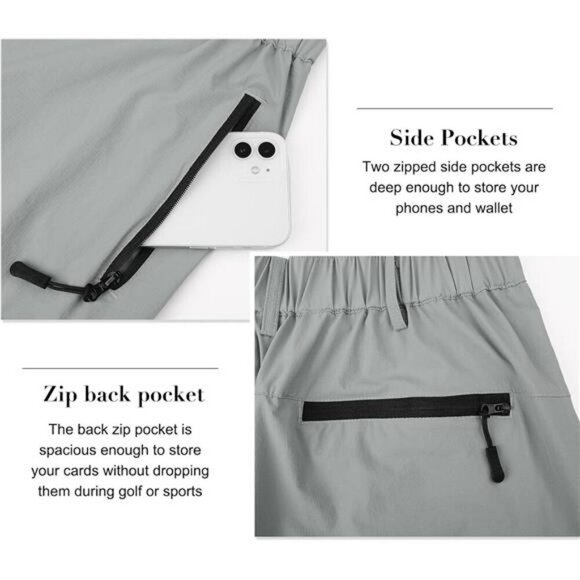 Suwangi Mens Quick Dry Hiking Cargo Shorts Outdoor Travel Golf Tactical - Picture 5 of 7